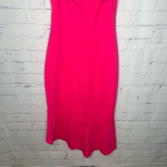 Bebe size 8 hot pink dress - Picture 7 of 8